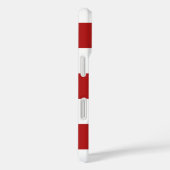 Klassiek geruit rood en wit patroon Case-Mate iPhone case (Achterkant / Rechts)
