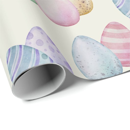 Klassiek geschilderde paaseieren cadeaupapier (Rol Hoek)