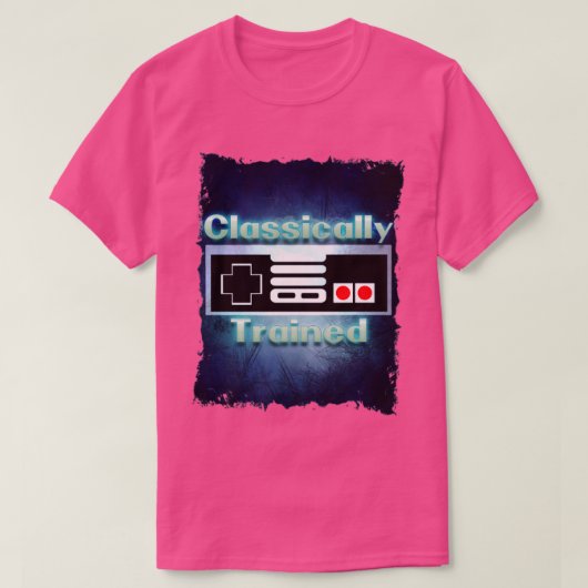 Klassiek getraind t-shirt (Design voorkant)