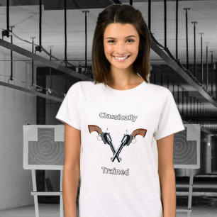 Klassiek getrainde 6 Shooter t-shirt
