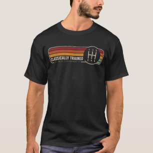 Klassiek Getrainde Handgeschakelde Retro Auto T-shirt
