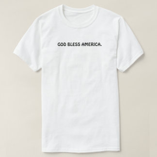 Klassiek God Bless America T-shirt
