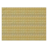 Klassiek Gold Glitter Floral Pattern Tafelkleed (Voorkant (Horizontaal))