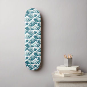 Klassiek golfpatroon skateboard
