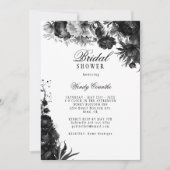 Klassiek Gotisch Wit Vrijgezellenfeest Kaart (Voorkant)