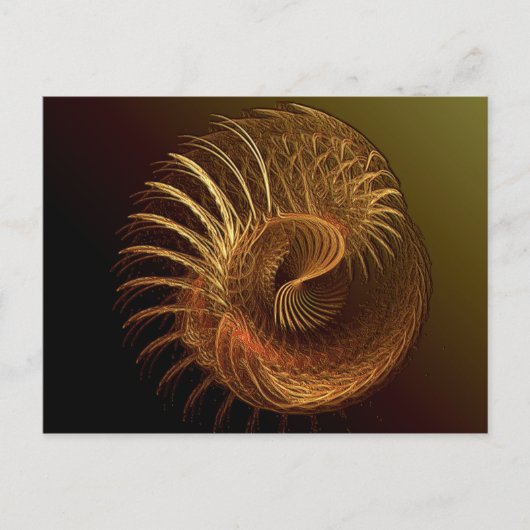 Klassiek goud briefkaart (Voorkant)