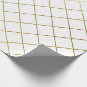 Klassiek gouden geometrisch abstract patroon Trouw Cadeaupapier (Hoek)