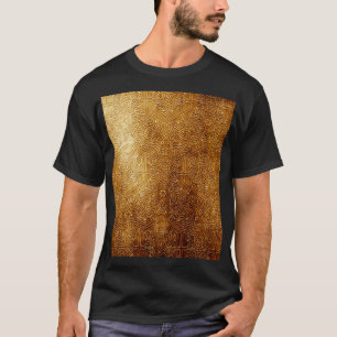 Klassiek gouden metalen Bord T-shirt