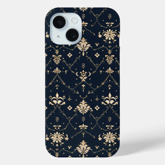 Klassiek gouden patroon Case-Mate iPhone case (Achterkant)