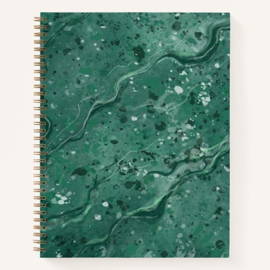 Klassiek Green Marble Artist Sketchbook Notitieboek (Voorkant)