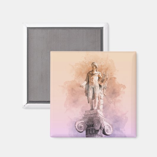 Klassiek grieks beeld van Apollo Magneet (Voorkant / Achterkant)