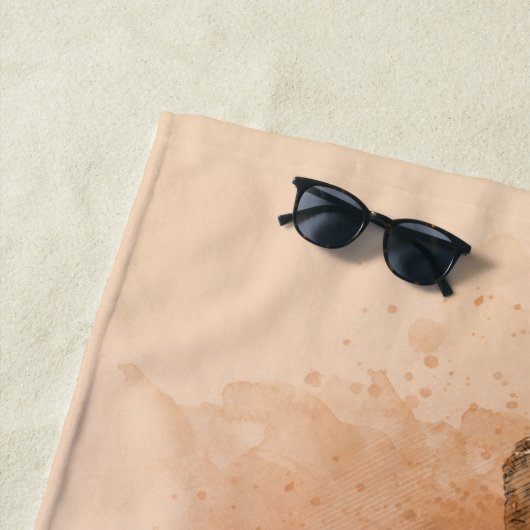 Klassiek grieks beeld van Apollo Strandlaken (In situ)