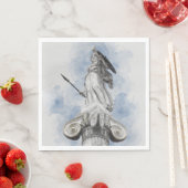 Klassiek griekstandbeeld Athena Servet (Insitu)