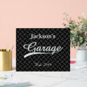 Klassiek Grijs Garage Acryl teken Acryl Bord (Huwelijk)