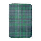 Klassiek Groen Blauw Plaid Badmat (Voorkant Verticaal)