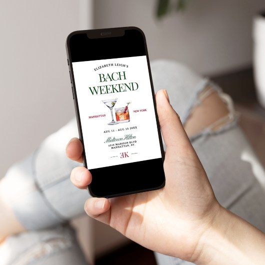 Klassiek groen en rood vrijgezellenweekend met coc kaart