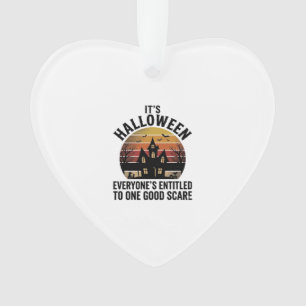 Klassiek Halloween Spokenhuis Goed Schrik T-shirt_ Ornament