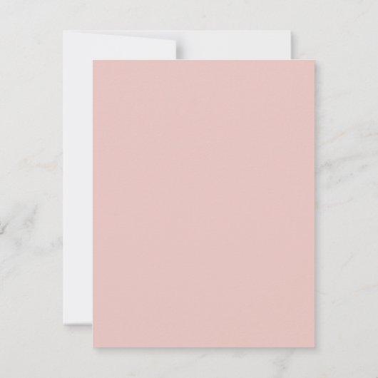 Klassiek handschrift Elegante naam Roos Goud Notitiekaartje (Achterkant)