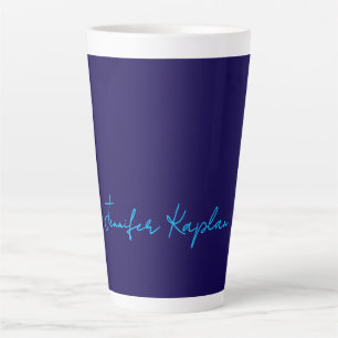Klassiek handschrift Minimalistisch Professioneel Latte Mok
