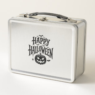 Klassiek Happy Halloween Pompoen Vleermuis Shirt D