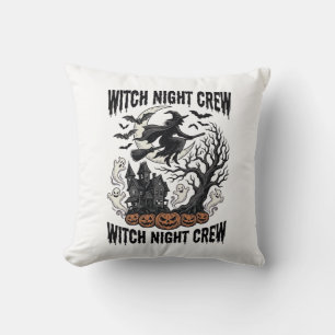 Klassiek Heksen Shirt Halloween Coven Nacht Grafis Kussen