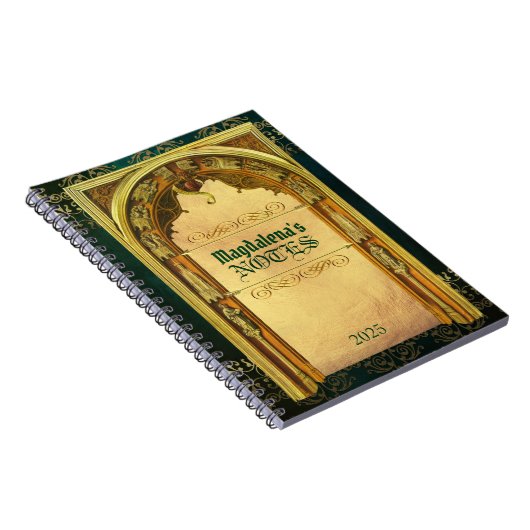 Klassiek Hoesje Medieval Architectuur Antiek Notitieboek (Rechterzijde)