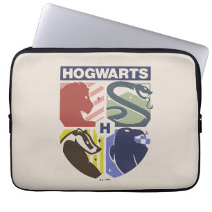 Klassiek HOGWARTS™ Gestempeld Wapen Laptop Sleeve