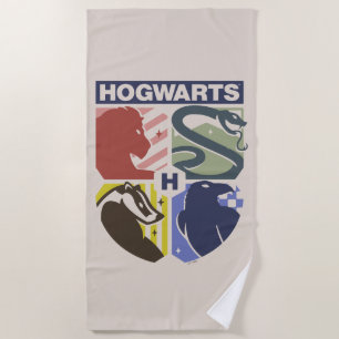 Klassiek HOGWARTS™ Gestempeld Wapen Strandlaken
