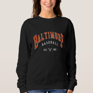 Klassiek Honkbal Baltimore Maryland Trui