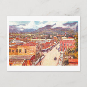 Klassiek Honolulu, Hawaï Briefkaart