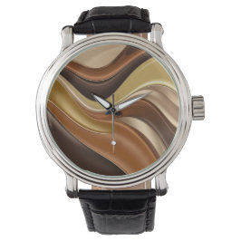 Klassiek horloge in stijlvolle abstracte vormgevin