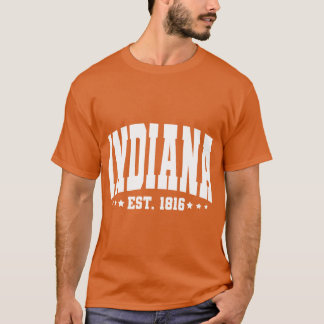 Klassiek Indiana T-shirt USA Patriottisch Cadeau v