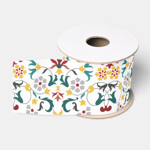 Klassiek Intrigerend Geometrisch Trouwmotief uit h Grosgrain Lint