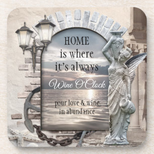 Klassiek Italiaans Onderzetter van nodulaire wijn