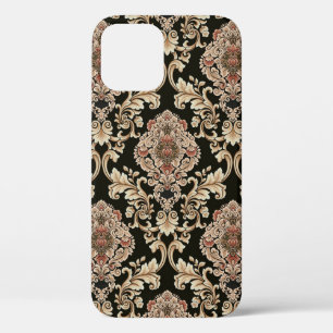klassiek jacquard - patroon van de stuwdam met kad iPhone 12 hoesje