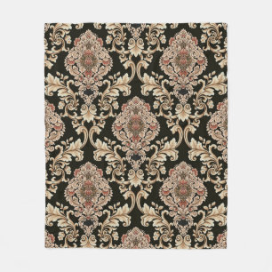 klassiek jacquard - patroon van de stuwdam met kad fleece deken