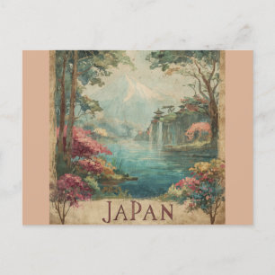 Klassiek Japan Fuji Natuur Reizen Briefkaart