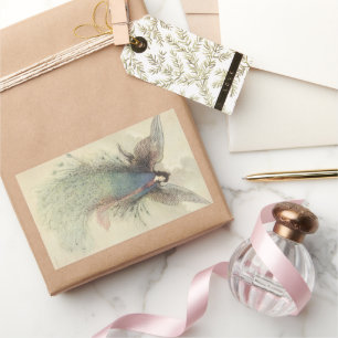 Klassiek Japans sprookje, De Maan Maagd Rechthoekige Sticker