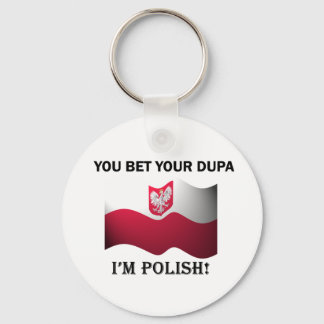Klassiek je krijgt je Dupa Sleutelhanger