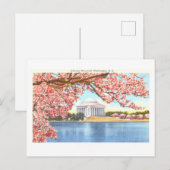 Klassiek Jefferson Memorial, Washington, DC, Briefkaart (Voorkant / Achterkant)