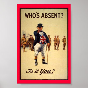 Klassiek John Bull Recruiting Poster
