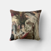 Klassiek Jonggehuwd, Victoriaans Bruid Gooit Bruid Kussen (Achterkant)