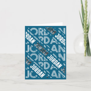 Klassiek Jordan Design Heren Dames Grafische Kunst Kaart
