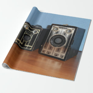 Klassiek Kamerapapier Cadeaupapier