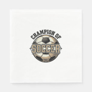 Klassiek Kampioen Voetbalshirt Ontwerp_1 Servet