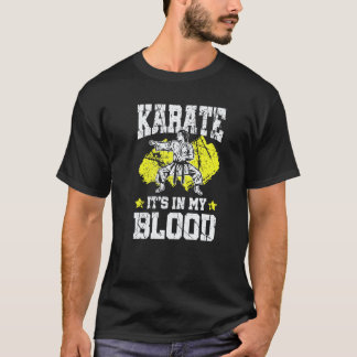 Klassiek Karate Het Zit In Mijn Bloed Martial Arts T-shirt