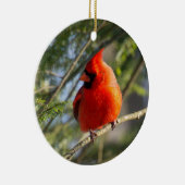 Klassiek Kardinaal Portret Keramisch Ornament (Rechts)