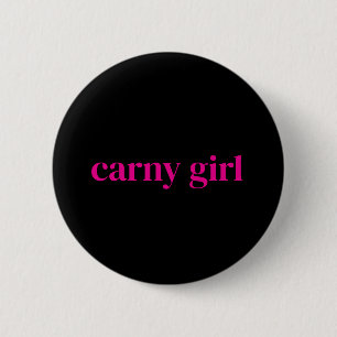 Klassiek Kermis Meisje Ronde Button 5,7 Cm