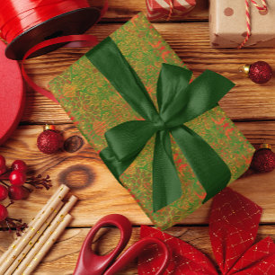 Klassiek Kerstmis William Morris Vintage Cadeaupapier
