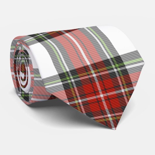 Klassiek kerstpatroon stropdas (Opgerold)